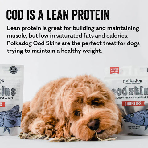 Cod Skin Shorties 12oz Bulk Bag