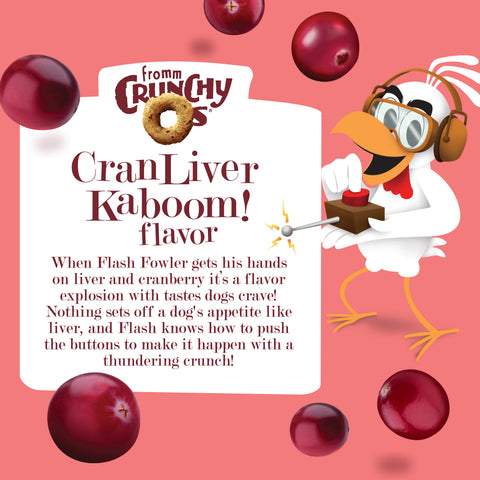 Fromm Crunchy O's CranLiver Kaboom Flavor
