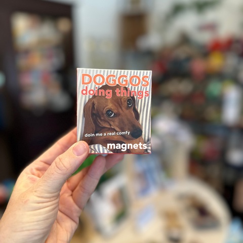 Doggos Doing Things Magnet Set