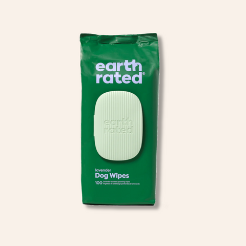 Earth Rated Plant-Based Dog Grooming Wipes