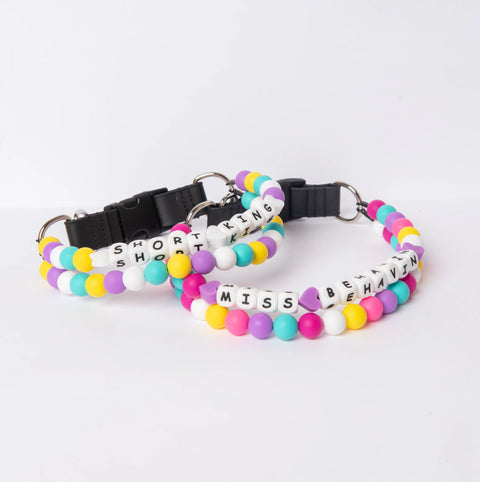 Custom Friendship Bracelet Dog Collar