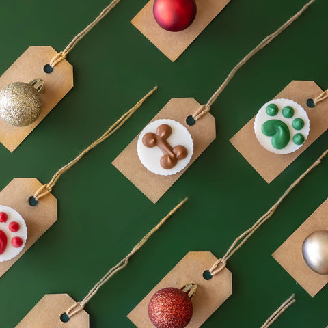 Merry PB Cups | Holiday Dog Cookie