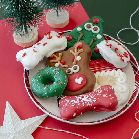 Minty Munchie Bones | Holiday Dog Cookie