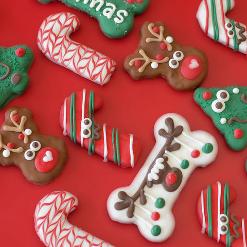 Merry Woofmas Bone | Holiday Dog Cookie