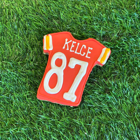 Kelce Jersey | Gourmet Dog Cookie