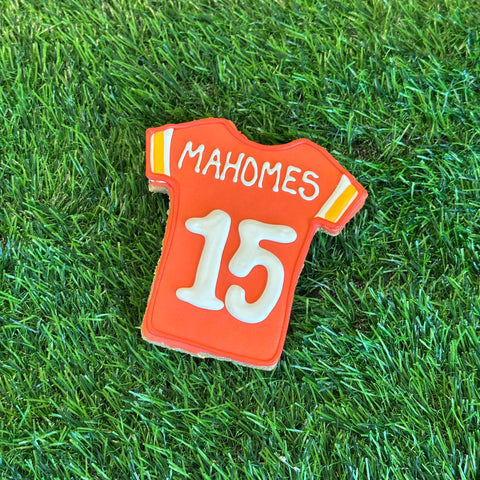 Mahomes Jersey | Gourmet Dog Cookie
