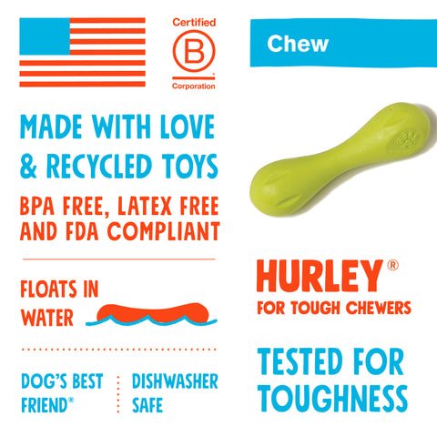 West Paw Hurley Tough Chew Toy