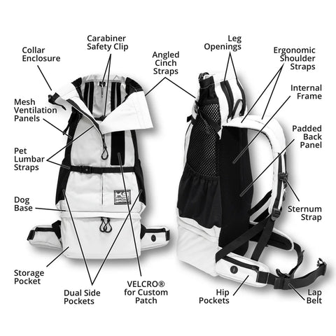 K9 Sport Sack Knavigate | Advanced Dog Carrier with Internal Frame & Hip Belt