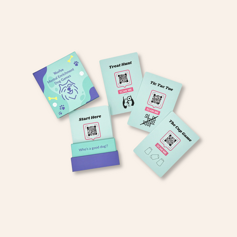 Mental Enrichment Dog Games Card Deck