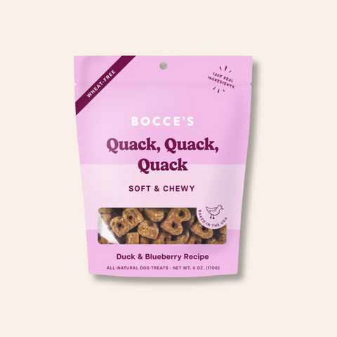 Bocce's Bakery Quack, Quack, Quack Soft & Chewy Treats