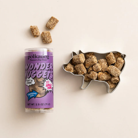 Polkadog Wonder Nuggets Apple & Pork Mini Tube (Bits)