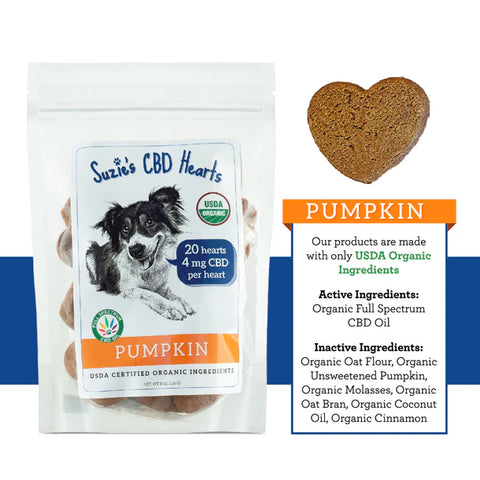 Suzie's CBD Hearts | Pumpkin Flavor - 4mg