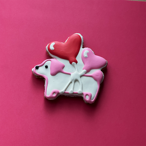 Pup Pup & Away | Valentine's Day Gourmet Dog Cookie