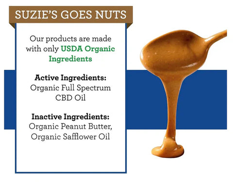 Suzie's Goes Nuts - 125 mg CBD Peanut Butter for Dogs
