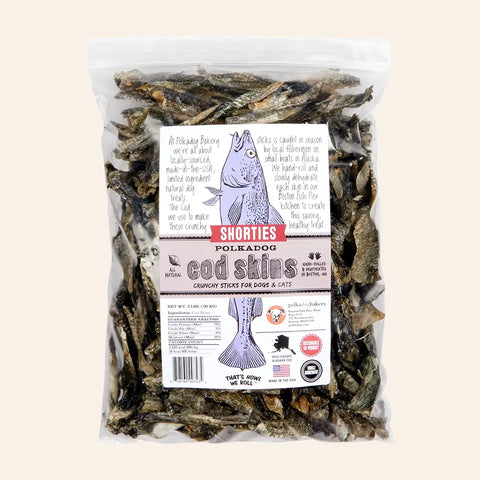 Cod Skin Shorties 12oz Bulk Bag