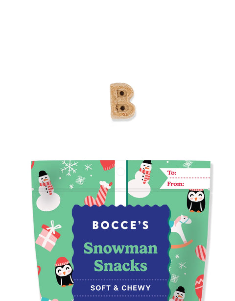 Bocce's Bakery Snowman Snacks Soft & Chewy Treats