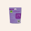 Purple package of 'soothing sauce' with brand logo on a white background