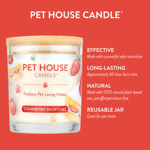 Strawberry Shortcake Candle | Pet Safe Candle