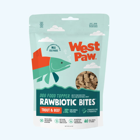 West Paw Trout & Beef Rawbiotic Bites