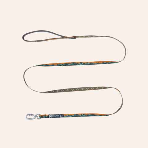 Trail Quest Leash - Teal/Oak - Rachel Pohl Edition