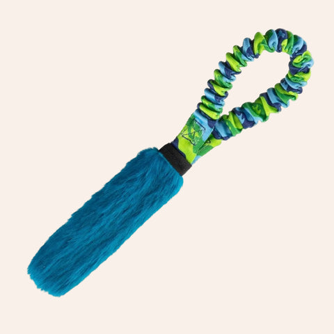 Pocket Fauxtastic Tug Toy: Green Pattern