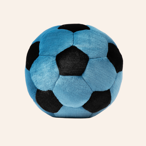 Blue Soccer Ball | Fluff & Tuff Dog Toy