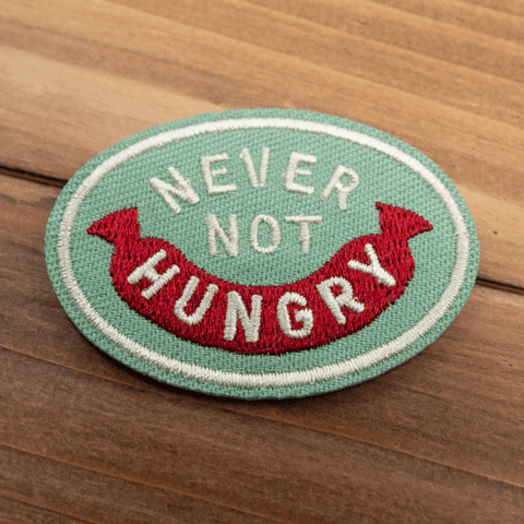 Never Not Hungry | Iron-On Patch For Dogs and Cats
