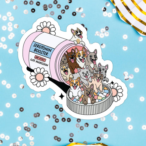 Serotonin Booster Sticker