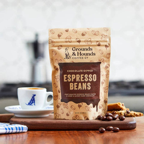 Dark Chocolate Dipped Espresso Beans | For Humans
