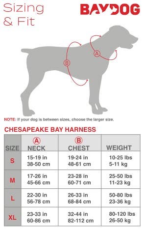 Chesapeake Bay Dog Harness: Covert Black