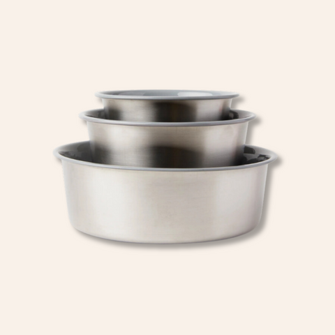 Bone Slow Feeder Bowl - Grey