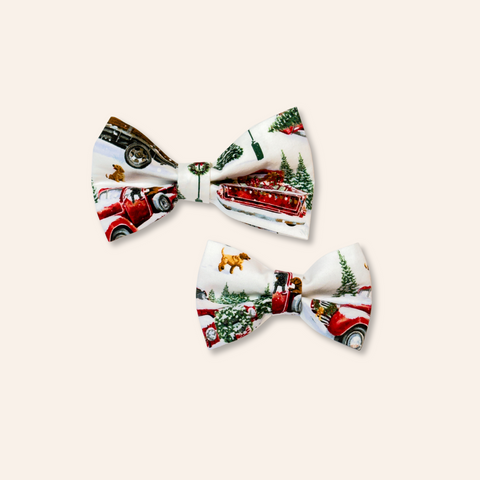 Winter Wonderland Handmade Bow Tie