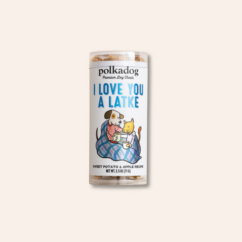 I Love You A Latke - Stocking Stuffer Treat Tube