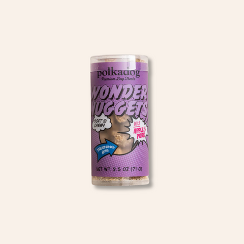 Polkadog Wonder Nuggets Apple & Pork Mini Tube (Bits)