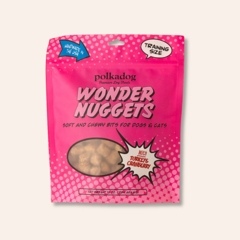 Polkadog Wonder Nuggets Turkey & Cranberry Dog Treats