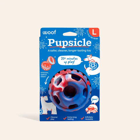 Pupsicle - Limited Edition Red, White & Blue Party Swirl