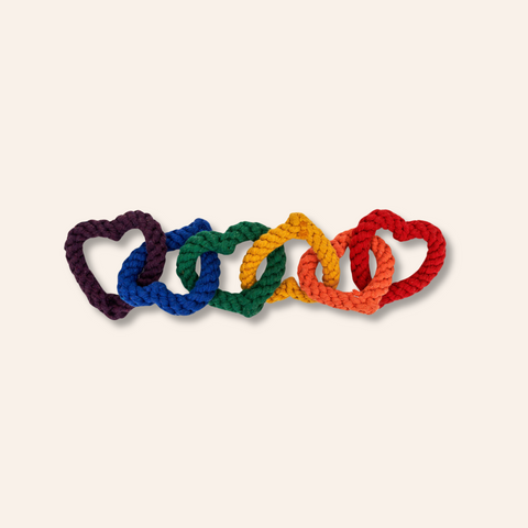 6 Chain Rainbow Rope Toy