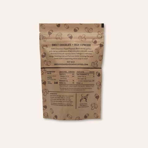 Dark Chocolate Dipped Espresso Beans | For Humans