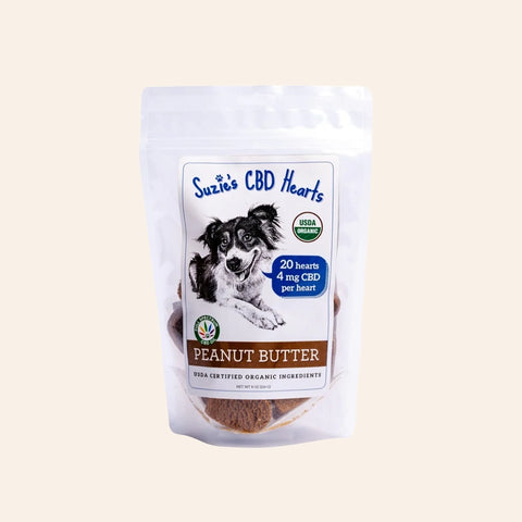 Suzie's CBD Hearts | Peanut Butter Flavor - 4mg