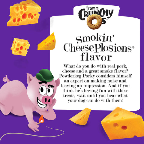 Fromm Crunchy O's Smokin' CheesePlosions Flavor