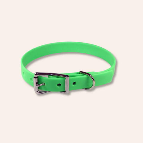 Green Waterproof Dog Collar