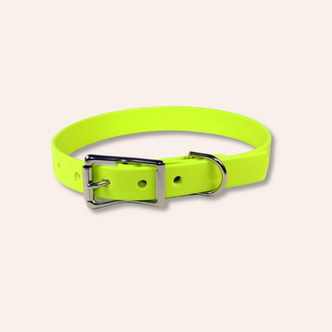 Yellow Waterproof Dog Collar