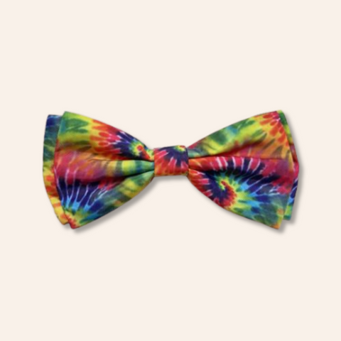 Woodstock Tie Dye Bow Tie